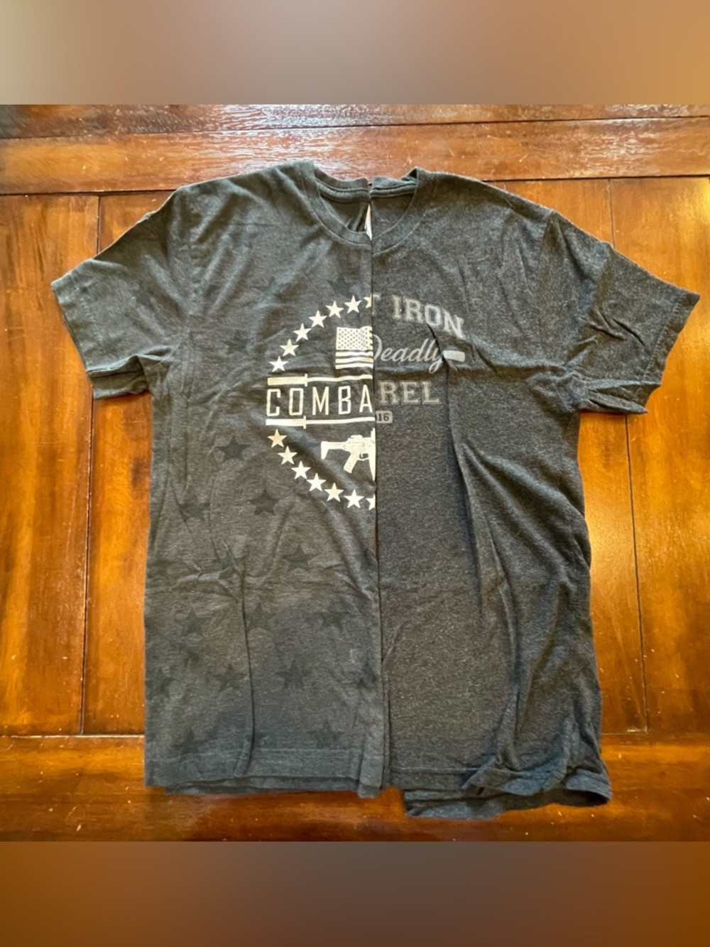 Lot of 2 Combat Iron Apparel size med short sleeve t shirts